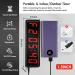 Seesii LED Gym Timer | Ultra-Clear Interval Timer with Remote | Countdown/Up Wall Clock with Buzzer | Connectable Power Fitness Timer for Gym, Home, Garage | 1.5 Inch Bright Red - Buy Online on GoSupps.com