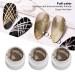 Glitter Nail Spinner Angels - Set of 3 Durable & Elastic DIY Art for Beginners - Shiny Finish 8g Gold - Buy Online on GoSupps.com