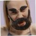 SOESFOUFU 1 Set Beard Dress up Fake Whiskers Man Dress up Pirate Cosplay Prop Full Beard Mustache Plush - Buy Online on GoSupps.com