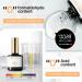 Modelones Gel Top Coat 10ML - High Gloss No Wipe Top Coat for Long-Lasting Home Manicure | Gift Box Included - Buy Online on GoSupps.com