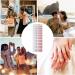 Yapetnck Gel Nail Strips Gloss Nail Sticker with Nail Lamps | Glitter Gel Nail Polish Strips with Lamp Light Semi-Cured Gel Nail Suitable for Women N029 - Buy Online on GoSupps.com