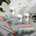 JPNK Airless Pump Jars Set - Travel Containers with Silicone Spatula for Cosmetics - 0.5oz, 1oz, 1.7oz - Buy Online on GoSupps.com