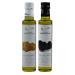 Food-United TERRE FRANCESCANE Lot de 2 x 250 ml d'huile d'olive extra vierge avec ar me de truffe blanche et noire - Huile de truffe de qualit sup rieure en provenance d'Italie pour gourmets (1)
