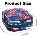 Shop Portable Women's Binding-Up Bags & Menstrual Cup Pockets - Stylish Bags for Teens | Antique USA Flag Design - Buy Online on GoSupps.com
