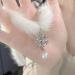 Shop Oralgos Fashionable Wedding Necklace - Chic Snowflake Choker & Adjustable Chain - Plush Material - Buy Online on GoSupps.com