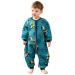 ZIGJOY Toddler Sleeping Bag 1.5 TOG Baby Sleep Bag with Feet 100% Cotton Sleep Sack All Year Round for 4-6T Baby Girl Boy Essentials Excavator 4-6 Years Excavator