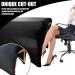 Stretchy Lash Bed Cover - Protective Spa Treatment Sheet Set for Lash/Massage Bed (Black) - Buy Online on GoSupps.com