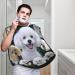 Poodle Dog Beard Bib Hair Catcher For Men Shaving Men Beard Apron Gift For Fathers Day/Anniversary/Valentines Day/Christmas One Size
