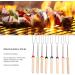Shanrya 8 Pieces Marshmallow Roasting Sticks Telescopic Marshmallow Sticks with Canvas Bag for Camping - Buy Online on GoSupps.com