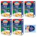 Divella Original Rice - Lot of 5 grains of round rice - Italian rice - Idéal for traditional recipes - Packaging sous vide of 1 kg + 1 packet of talc powder Felce Azzurra - Sachet of 100