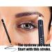 12PCS Waterproof Black Eyebrow Pencils Set - Long-Lasting Eye Liner Pencils for Women - Buy Online on GoSupps.com