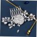 DOITOOL rhinestones rhinestone Wedding Hair Comb hair comb bride pearl wedding Bride hair accessories alloy wedding hair accessories for brides headgear Hair piece hair - Buy Online on GoSupps.com