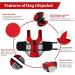 Alagirls Dog Swimming Vest | Reflective Life Jacket with Rescue Handle | Size XS (33-43cm) | Red & Gray - Buy Online on GoSupps.com