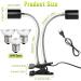 IOOTSEA Reptile Aquarium Heat Lamp 50W, Double Head UVA UVB Bulbs, Adjustable Holder for Turtle Lizard Snake - Pet Heating Light - Buy Online on GoSupps.com