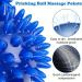 Buy Blue Massage Balls & Scooter - Self-Massage Roller with Handle & Nubs for Muscle Pain Relief | International Shipping - Buy Online on GoSupps.com