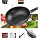 DNCG Frying Pan Skillet Alloy Opening Skillet Fry Pan Tri-ply Omelet Pan Dishwasher Safe Oven Safe No-Stick Cookware - Buy Online on GoSupps.com