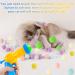 NHYDZSZ Cat Toys - 100 Soft Noiseless Interactive Balls for Cats & Kittens | Ideal Indoor Play - Buy Online on GoSupps.com