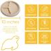 Earth's Natural Alternative 10 Compostable Plates - 50 Pack | Eco-Friendly 3-Compartment Dinnerware - Buy Online on GoSupps.com
