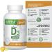 Benemax Vitamin D3 2500 IU For Healthy Bones Teeth and Helps Prevent Vitamin D Deficiency Plant Based & Vegan 60 Day Supply - Buy Online on GoSupps.com