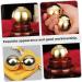 Premium Brass 2-in-1 Gymnastics & Massage Ball | Solid Metal Baoding Roller for Precision Relaxation - Buy Online on GoSupps.com