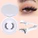 Magnetic Eyelashes Cat Eye Wispy Lashes Magnetic False Eyelashes with Applicator No Glue Needed Natural Strip Lashes Durable 1 Pair Magnetic Lashes - Buy Online on GoSupps.com