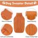 Classic Dog Sweater | Warm Turtleneck Puppy & Cat Coat | Winter & Holiday Pet Outfits | XXL Caramel - Buy Online on GoSupps.com