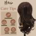 TESS Claw Clip in Ponytail Hair Extensions 12 Inches Curly Wavy Extension with Sandy Blonde Highlighted Extensions for Women 110g Golden Caramel Mix Chocolate Brown - Buy Online on GoSupps.com