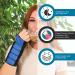 Solace Bracing Cool-Flow Wrist Support - British Made NHS Brace w/Metal Splint - Blue, L, Left Large Hand -for Carpal Tunnel Arthritis Tendonitis RSI Fractures - Buy Online on GoSupps.com
