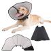 Roll ruff for dog leak protection soft protective collar tape tapes adjustable recycling neck band breathable pet elisabethane dog collar black l l black and gray