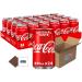 Coca Cola Soft Drink Can 330ml x 24 Regular Coca Cola Cans 330ml Soft Drink Sparkling Soft Drinks 330ml Cans 24 Cans Boxed Treatz