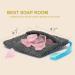 Buy Soap Pocket Exfoliating Soap Saver Pouch - 5 Pack Gray Body Scrubber for Bath & Shower | International Shipping Available - Buy Online on GoSupps.com