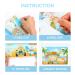 Kids Disposable Stick-on Placemats 40 Count - Summer Time Design - Portable Dining Topper for Toddlers - Individually Wrapped - 12x18 Inches - Buy Online on GoSupps.com