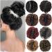 Bun Hair Piece Synthetic Hair Bun Claw Clip in Chignon Hair Piece Curly Messy Bun Ponytail Hair Extensions Scrunchie Hairpieces for Women Hair Pieces for Women(4/27HL) - Buy Online on GoSupps.com