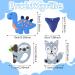 4-Piece Dinosaur Chew Toys Set for Kids | Silicone Baby Teething Rings | Sensory Biting Play for ADHD & Teething Relief - Buy Online on GoSupps.com