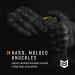 Mission Made Hellfox Tactical Gloves for Men Combat Hard Knuckle for Military Police Black Large - Buy Online on GoSupps.com