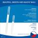Mont Bleu Set of 2 Color Glass Nail Files - Handmade Czech Crystal Nail Files in Black Pouch - Perfect Birthday Gifts for Women - Blue & Purple - Buy Online on GoSupps.com