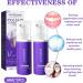Purple Toothpaste for White Teeth - 2 PCs Color Correction Serum & Oral Foam | Teeth Whitening Booster - Hero Smile - Buy Online on GoSupps.com