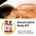 Handcrafted Rose Body Oil with Jojoba Sweet Almond & Coconut Oils Hydrating & Nourishing Multi-Use Moisturizer for Body Massage & Dry Skin Infused with Real Rose Petals 4.06 fl oz - Buy Online on GoSupps.com