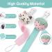 Shop Tyry.hu Cotton Pacifier Chain for Girls - Cute Cat & Strawberry Clip - Perfect Newborn Baby Gift - Buy Online on GoSupps.com