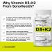 Vitamin D3 + K2 with BioPerine High Absorption 3-in-1 Formula Vegan-Friendly Non-GMO Gluten-Free Supports Bone Heart and Immune Health 60 Capsule 1 Count (Pack of 60) - Buy Online on GoSupps.com