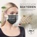 100pc Disposable Face Masks Made in Germany | CE Certified Type IIR | Triple Layer Filtration 99.78% | Breathable Black Dots Design | Elastic Earloops | Adults Standard Size - Buy Online on GoSupps.com