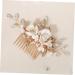 OFFSCH Bridal Comb Pearl Hair Decor for Wedding Hair Combs Macrame Decor Girls Hair Accessories Vintage Wedding Decor Bride Headdress Ceramics Bridesmaid New Chinese Style Ceramic Flower - Buy Online on GoSupps.com