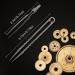 NHDT 2 PCS Mini Titanium Tweezers Tool - Ultralight and Portable EDC Tweezers for Precision Splinter Removal - Buy Online on GoSupps.com