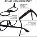 5 Pack Blue Light Blocking Reading Glasses | Spring Hinge Computer Readers for Men and Women | Anti UV Ray Filter Nerd Eyeglasses | 1.25 x Magnification - Buy Online on GoSupps.com