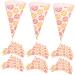 Didiseaon 200 Pcs Popcorn Bag Clear Goody Bag Kids Cone Bags Piping Bags Kids Snack Bag Halloween Treat Bags for Candy Mini Popcorn Boxes Halloween Cone Bags Child Waffles Paper Glass - Buy Online on GoSupps.com