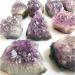 Amethyst Rough Stone Natural Big Raw Amethyst Quartz Purple Crystal Cluster Stones Specimen Home Decoration Crafts Amethyst Cluster Ornament Full of Texture (Color : Purple Size : 240-280g) 240-280g Purple