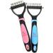 Anigood PET Grooming Rake Comb Brush For Dogs Cats With Long Thick Hair | Professional Deshedding Dematting Pet Supplies (Pink) - Buy Online on GoSupps.com