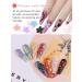 3D Colorful Flower Nail Charms | Acrylic Rhinestone Decorations | Kalolary Nail Art Studs | Gold Silver Caviar Beads | Women Girls | 12 Grids/Box - Buy Online on GoSupps.com