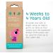The Brushies Toothbrush for Babies & Toddlers - Pink | International Shipping Available - Buy Online on GoSupps.com