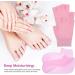 JECOMPRIS Moisturizing Gloves and Fingerless Socks Set Pink Gel Spa for Soften Repairing Dry Cracked Hands Feet Skin Care with Essential Oils lotions - Buy Online on GoSupps.com